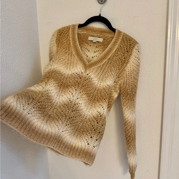 EUC LOFT Space Dye V-Neck Sweater - Picture 6 of 9